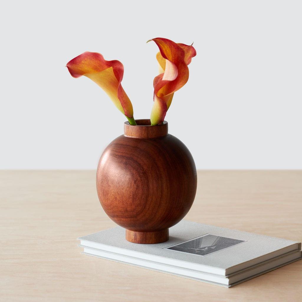 Tikal Wooden Bud Vase