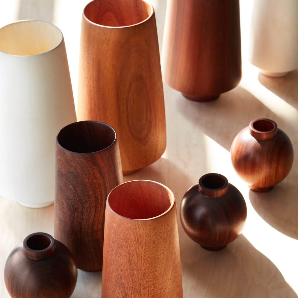 Tikal Wooden Bud Vase